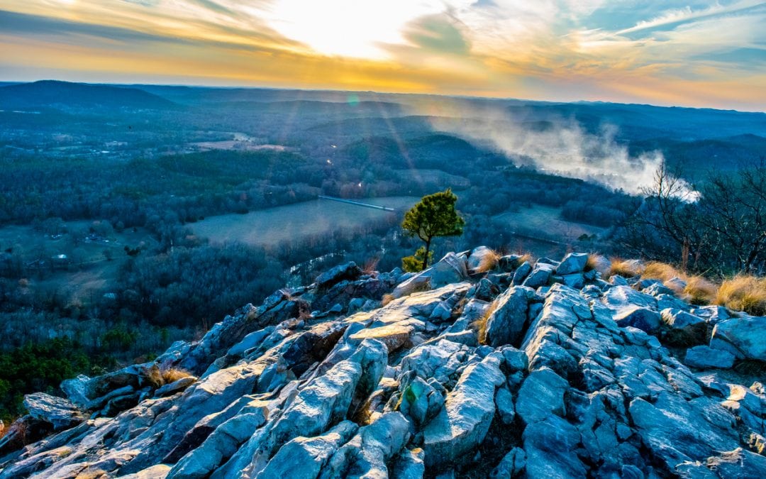 A mountain top