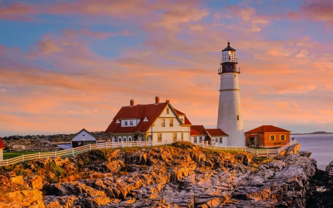 Portland Head Light in Maine.