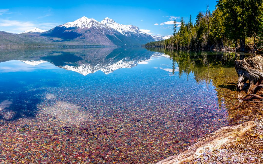 Lake McDonald in Glacier National Park.Lake McDonald in Glacier National Park.