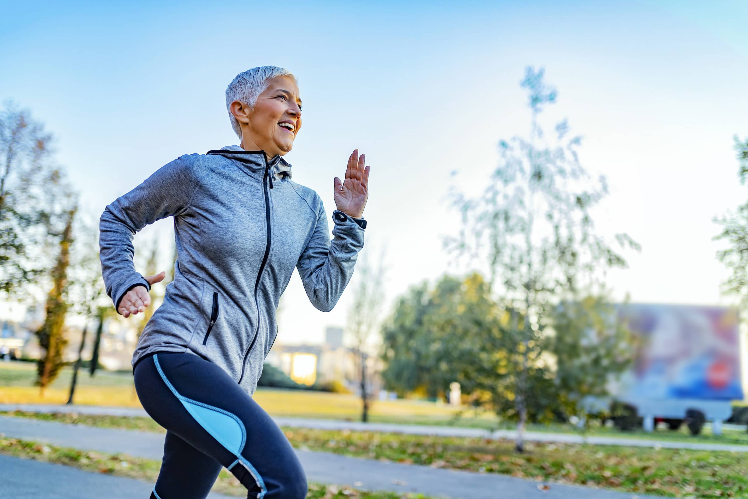 Great day for a run Member using OTC benefit