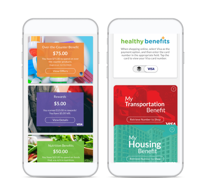 Healthy Benefits+ rewards and incentives app portal.